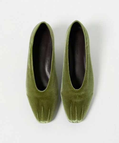 BEAUTY&YOUTH UNITED ARROWS / ビューティー&ユース ユナイテッドアローズ フラットシューズ | ギャザートゥ ベルベット フラットシューズ | 詳細11