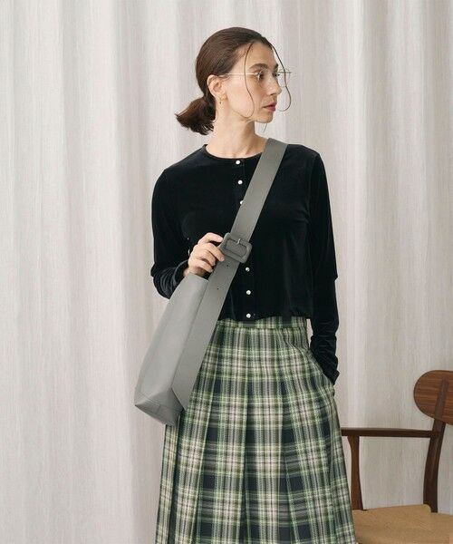 BEAUTY&YOUTH UNITED ARROWS / ビューティー&ユース ユナイテッドアローズ ショルダーバッグ | ソフト ワイドベルト ビッグ ショルダーバッグ 2 | 詳細9