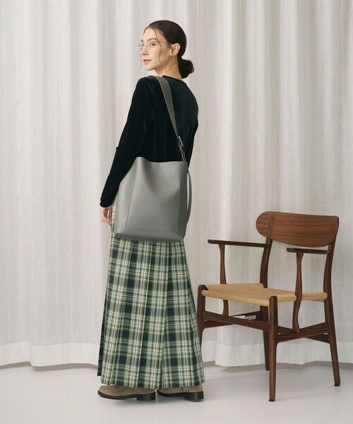 BEAUTY&YOUTH UNITED ARROWS / ビューティー&ユース ユナイテッドアローズ ショルダーバッグ | ソフト ワイドベルト ビッグ ショルダーバッグ 2 | 詳細10