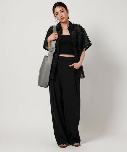 BEAUTY&YOUTH UNITED ARROWS / ビューティー&ユース ユナイテッドアローズ ショルダーバッグ | ソフト ワイドベルト ビッグ ショルダーバッグ 2 | 詳細12