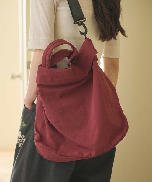 BEAUTY&YOUTH UNITED ARROWS / ビューティー&ユース ユナイテッドアローズ トートバッグ | パーテーション ビッグ トートバッグ  -2WAY-（WINE）