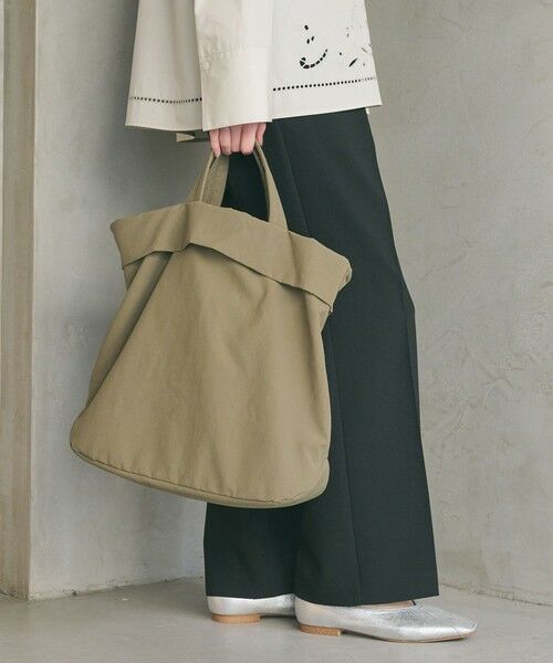 BEAUTY&YOUTH UNITED ARROWS / ビューティー&ユース ユナイテッドアローズ トートバッグ | パーテーション ビッグ トートバッグ  -2WAY-（OLIVE）