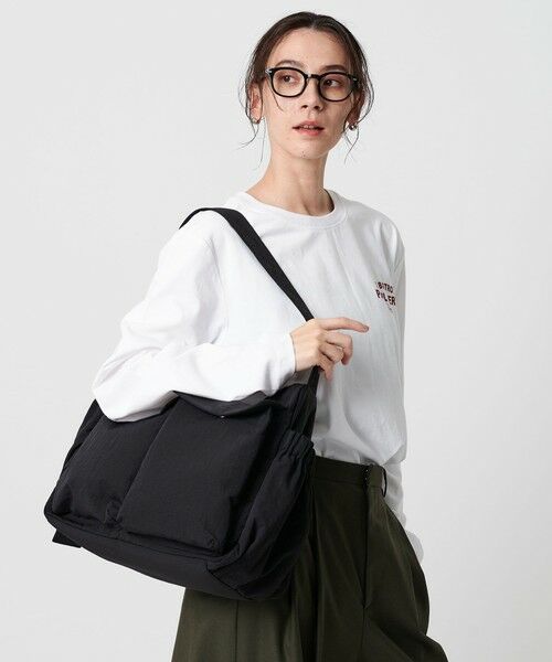 BEAUTY&YOUTH UNITED ARROWS / ビューティー&ユース ユナイテッドアローズ ショルダーバッグ | フロント ダブルポケット ビッグ ショルダーバッグ | 詳細4