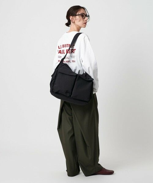 BEAUTY&YOUTH UNITED ARROWS / ビューティー&ユース ユナイテッドアローズ ショルダーバッグ | フロント ダブルポケット ビッグ ショルダーバッグ | 詳細6