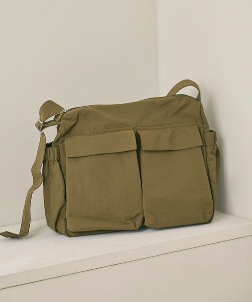 BEAUTY&YOUTH UNITED ARROWS / ビューティー&ユース ユナイテッドアローズ ショルダーバッグ | フロント ダブルポケット ビッグ ショルダーバッグ | 詳細15