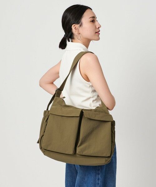 BEAUTY&YOUTH UNITED ARROWS / ビューティー&ユース ユナイテッドアローズ ショルダーバッグ | フロント ダブルポケット ビッグ ショルダーバッグ | 詳細12