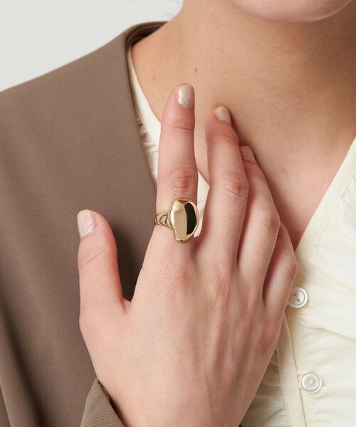 BEAUTY&YOUTH UNITED ARROWS / ビューティー&ユース ユナイテッドアローズ リング | ＜PHILIPPE AUDIBERT＞Gail リング/ゴールドカラー | 詳細1