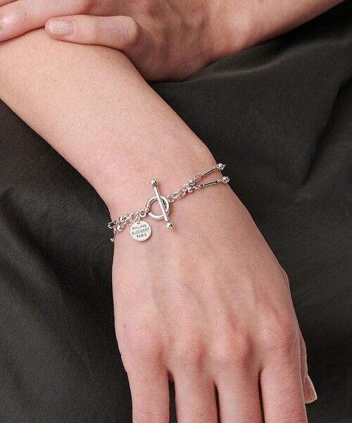 BEAUTY&YOUTH UNITED ARROWS / ビューティー&ユース ユナイテッドアローズ ブレスレット・バングル | ＜PHILIPPE AUDIBERT＞Garnet double ブレスレット/シルバーカラー | 詳細1