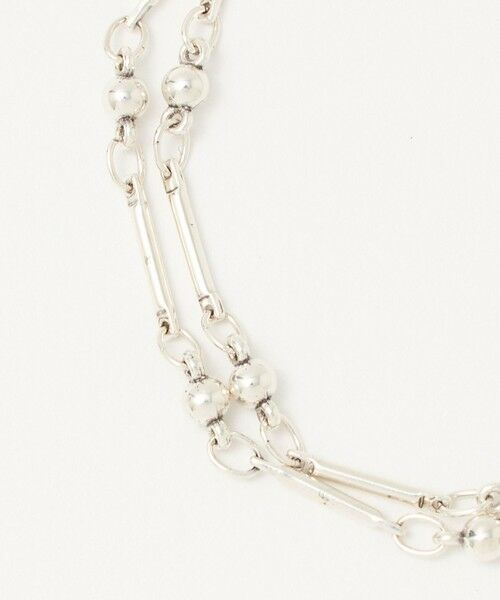 BEAUTY&YOUTH UNITED ARROWS / ビューティー&ユース ユナイテッドアローズ ブレスレット・バングル | ＜PHILIPPE AUDIBERT＞Garnet double ブレスレット/シルバーカラー | 詳細3