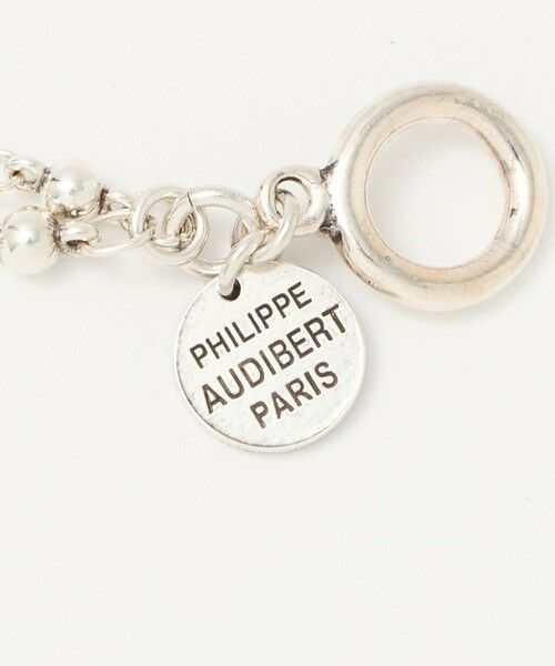 BEAUTY&YOUTH UNITED ARROWS / ビューティー&ユース ユナイテッドアローズ ブレスレット・バングル | ＜PHILIPPE AUDIBERT＞Garnet double ブレスレット/シルバーカラー | 詳細5