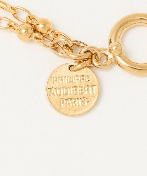 BEAUTY&YOUTH UNITED ARROWS / ビューティー&ユース ユナイテッドアローズ ブレスレット・バングル | ＜PHILIPPE AUDIBERT＞Garnet double ブレスレット/ゴールドカラー | 詳細6