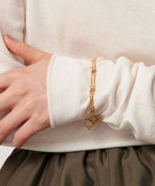 BEAUTY & YOUTH UNITED ARROWS/ビューティー&ユース ユナイテッドアローズ <PHILIPPE AUDIBERT>Garnet double ブレスレット/ゴールドカラー GOLD FREE BEAUTY & YOUTH UNITED ARROWS/ビューティー&ユース ユナイテッドアローズ <PHILIPPE AUDIBERT>Garnet double ブレスレット/ゴールドカラー GOLD FREE