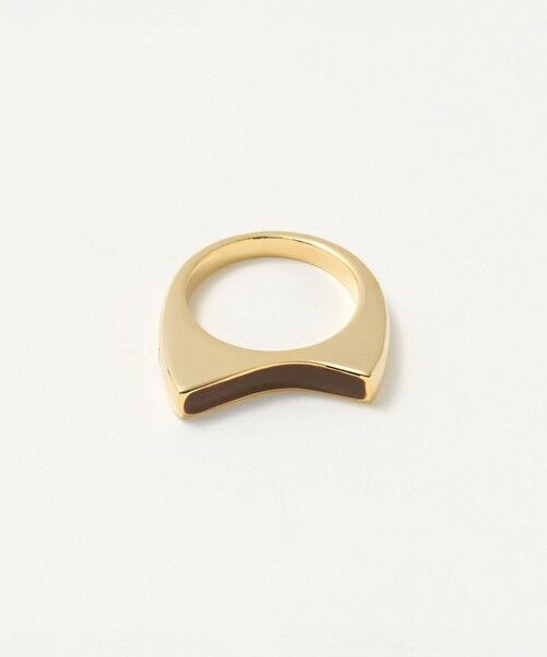 BEAUTY & YOUTH UNITED ARROWS/ビューティー&ユース ユナイテッドアローズ 【一部別注】＜loni＞COLOR PEAK V リング DK. BROWN 11