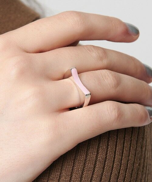 BEAUTY & YOUTH UNITED ARROWS/ビューティー&ユース ユナイテッドアローズ 【一部別注】＜loni＞COLOR PEAK V リング LT. PINK 11