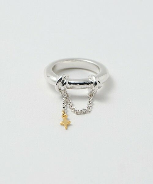 BEAUTY&YOUTH UNITED ARROWS / ビューティー&ユース ユナイテッドアローズ リング | ＜LAPUIS＞Ornament チェーン リング | 詳細1