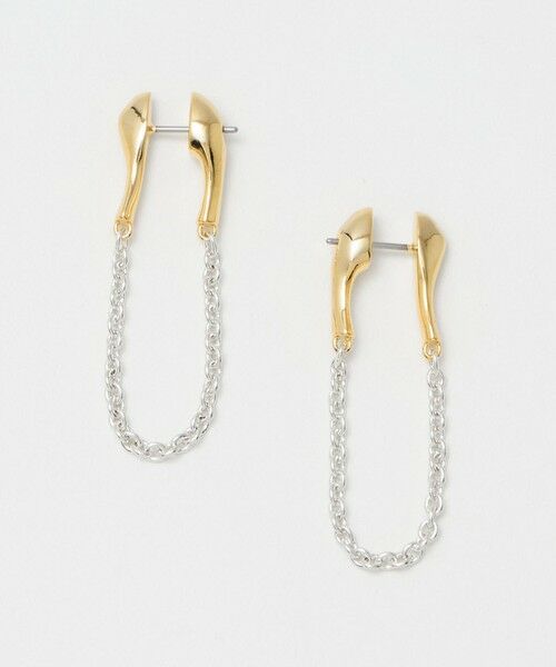 BEAUTY&YOUTH UNITED ARROWS / ビューティー&ユース ユナイテッドアローズ ピアス・イヤリング | 【別注】＜LAPUIS＞Nuance chain ピアス | 詳細2