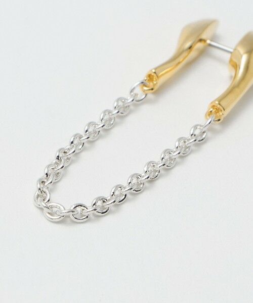 BEAUTY&YOUTH UNITED ARROWS / ビューティー&ユース ユナイテッドアローズ ピアス・イヤリング | 【別注】＜LAPUIS＞Nuance chain ピアス | 詳細6