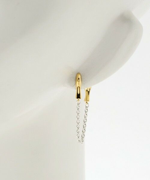 BEAUTY&YOUTH UNITED ARROWS / ビューティー&ユース ユナイテッドアローズ ピアス・イヤリング | 【別注】＜LAPUIS＞Nuance chain ピアス | 詳細7