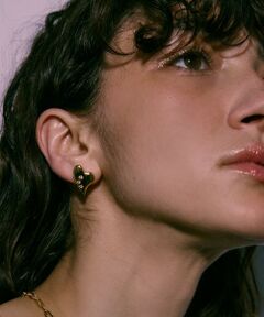 BEAUTY&YOUTH UNITED ARROWS / ビューティー&ユース ユナイテッドアローズ ピアス・イヤリング | ＜LAPUIS＞Garden heart ピアス