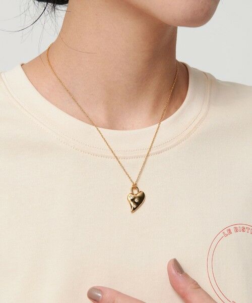 BEAUTY&YOUTH UNITED ARROWS / ビューティー&ユース ユナイテッドアローズ ネックレス・ペンダント・チョーカー | 【別注】＜LAPUIS＞Garden heart ネックレス | 詳細1