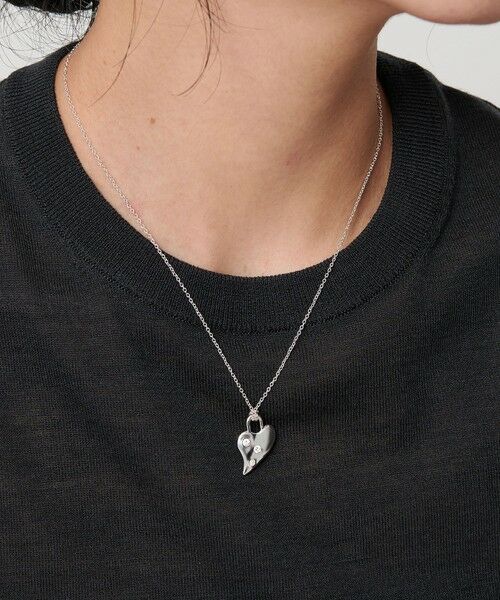 BEAUTY&YOUTH UNITED ARROWS / ビューティー&ユース ユナイテッドアローズ ネックレス・ペンダント・チョーカー | 【別注】＜LAPUIS＞Garden heart ネックレス | 詳細9
