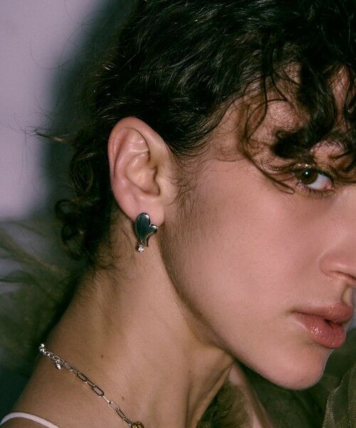 BEAUTY&YOUTH UNITED ARROWS / ビューティー&ユース ユナイテッドアローズ ピアス・イヤリング | ＜LAPUIS＞Amuse heart ピアス | 詳細1