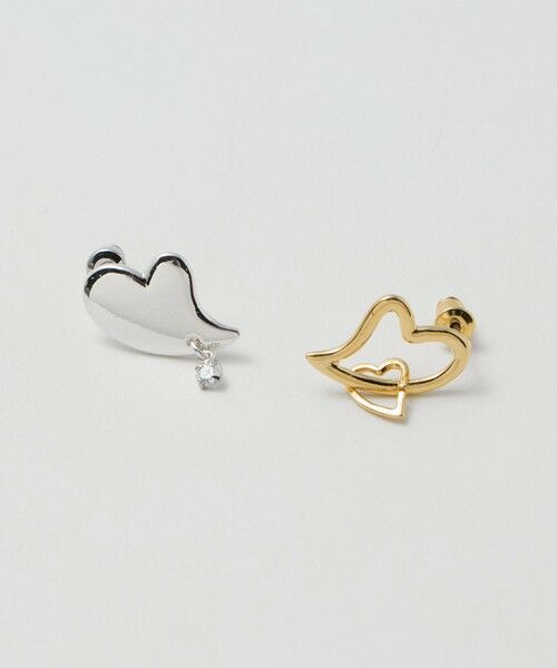 BEAUTY&YOUTH UNITED ARROWS / ビューティー&ユース ユナイテッドアローズ ピアス・イヤリング | ＜LAPUIS＞Amuse heart ピアス | 詳細2