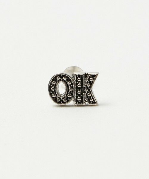 BEAUTY & YOUTH UNITED ARROWS/ビューティー&ユース ユナイテッドアローズ <BAITS>OK ピアス/1P SILVER FREE BEAUTY & YOUTH UNITED ARROWS/ビューティー&ユース ユナイテッドアローズ <BAITS>OK ピアス/1P SILVER FREE