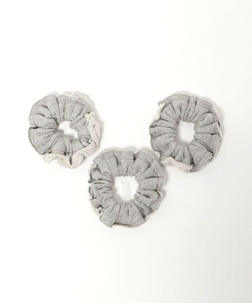 BEAUTY & YOUTH UNITED ARROWS/ビューティー&ユース ユナイテッドアローズ <heyep>Sweat Fabric シュシュ スモール/3P LT. GRAY FREE BEAUTY & YOUTH UNITED ARROWS/ビューティー&ユース ユナイテッドアローズ <heyep>Sweat Fabric シュシュ スモール/3P LT. GRAY FREE