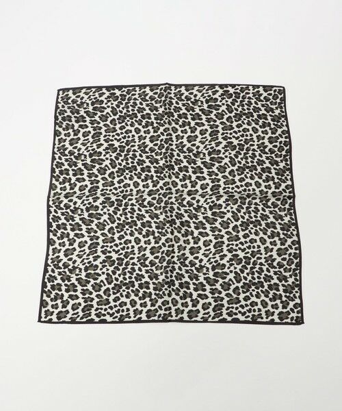 BEAUTY&YOUTH UNITED ARROWS / ビューティー&ユース ユナイテッドアローズ バンダナ・スカーフ | シルク レオパード スカーフ | 詳細1