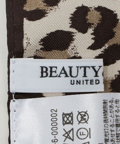 BEAUTY&YOUTH UNITED ARROWS / ビューティー&ユース ユナイテッドアローズ バンダナ・スカーフ | シルク レオパード スカーフ | 詳細13