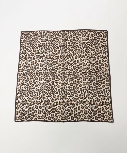BEAUTY&YOUTH UNITED ARROWS / ビューティー&ユース ユナイテッドアローズ バンダナ・スカーフ | シルク レオパード スカーフ | 詳細10