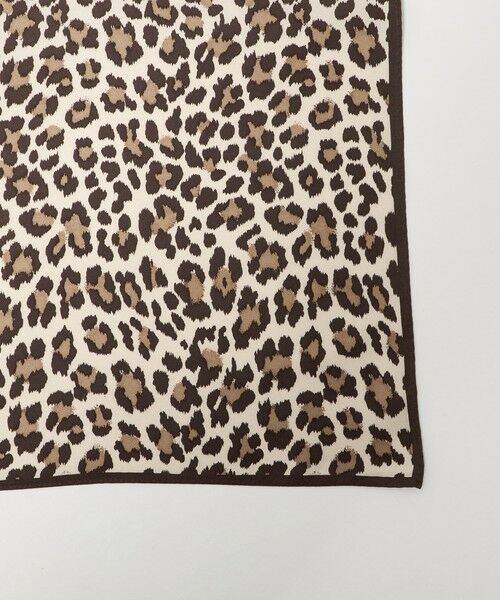 BEAUTY&YOUTH UNITED ARROWS / ビューティー&ユース ユナイテッドアローズ バンダナ・スカーフ | シルク レオパード スカーフ | 詳細11