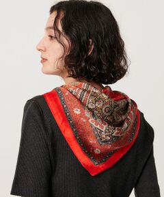 BEAUTY&YOUTH UNITED ARROWS / ビューティー&ユース ユナイテッドアローズ バンダナ・スカーフ | ペイズリー×フラワーモチーフ スカーフ