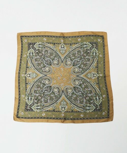 BEAUTY&YOUTH UNITED ARROWS / ビューティー&ユース ユナイテッドアローズ バンダナ・スカーフ | ペイズリー×フラワーモチーフ スカーフ | 詳細8