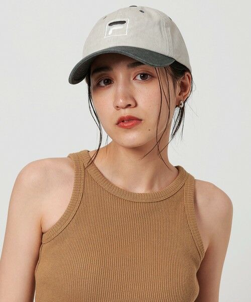 BEAUTY&YOUTH UNITED ARROWS / ビューティー&ユース ユナイテッドアローズ キャップ | 【別注】＜FILA＞ピグメント コンビ キャップ | 詳細2