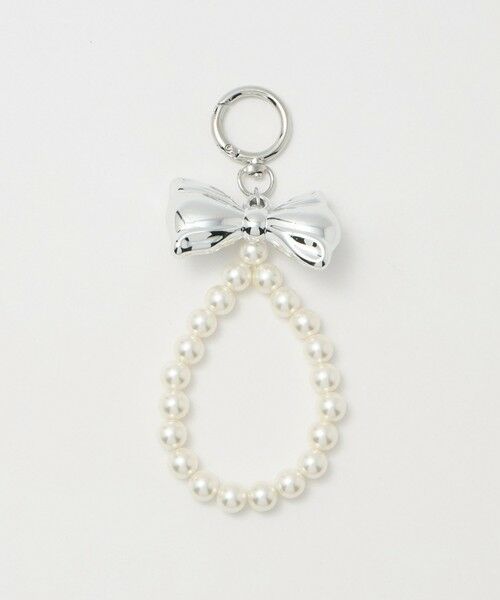 BEAUTY & YOUTH UNITED ARROWS/ビューティー&ユース ユナイテッドアローズ リボン チャーム OFF WHITE FREE BEAUTY & YOUTH UNITED ARROWS/ビューティー&ユース ユナイテッドアローズ リボン チャーム OFF WHITE FREE