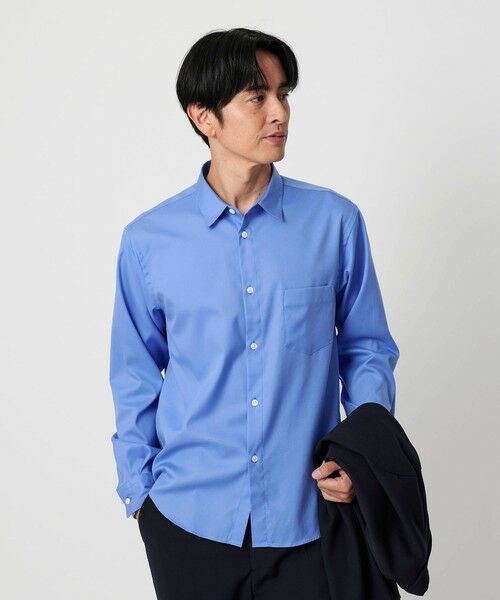 BEAUTY & YOUTH UNITED ARROWS/ビューティー&ユース ユナイテッドアローズ クリア オックスフォード レギュラー シャツ SLIM型 COBALT S BEAUTY & YOUTH UNITED ARROWS/ビューティー&ユース ユナイテッドアローズ クリア オックスフォード レギュラー シャツ SLIM型 COBALT S