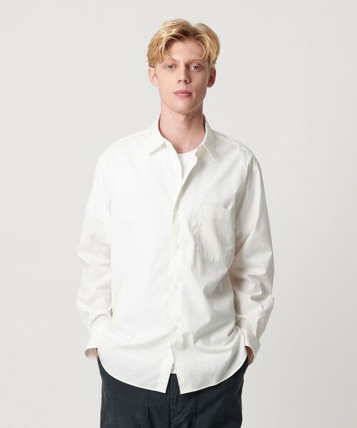 BEAUTY & YOUTH UNITED ARROWS/ビューティー&ユース ユナイテッドアローズ HI-LINE 120/2 ブロード レギュラー シャツ FORM型 WHITE M BEAUTY & YOUTH UNITED ARROWS/ビューティー&ユース ユナイテッドアローズ HI-LINE 120/2 ブロード レギュラー シャツ FORM型 WHITE M