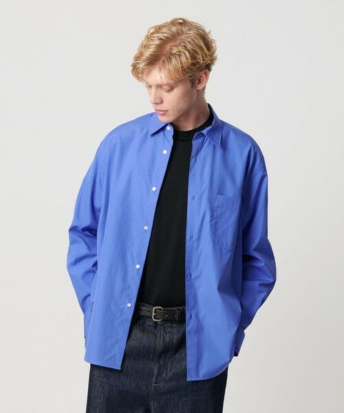 BEAUTY & YOUTH UNITED ARROWS/ビューティー&ユース ユナイテッドアローズ HI-LINE 120/2 ブロード レギュラー シャツ FORM型 COBALT S BEAUTY & YOUTH UNITED ARROWS/ビューティー&ユース ユナイテッドアローズ HI-LINE 120/2 ブロード レギュラー シャツ FORM型 COBALT S