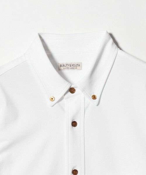 BEAUTY&YOUTH UNITED ARROWS / ビューティー&ユース ユナイテッドアローズ シャツ・ブラウス | クイック ストレッチ シャンブレー ボタンダウン シャツ SLIM型 吸水速乾 | 詳細4
