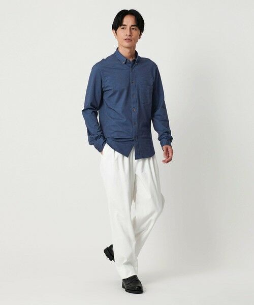 BEAUTY&YOUTH UNITED ARROWS / ビューティー&ユース ユナイテッドアローズ シャツ・ブラウス | クイック ストレッチ シャンブレー ボタンダウン シャツ SLIM型 吸水速乾 | 詳細16