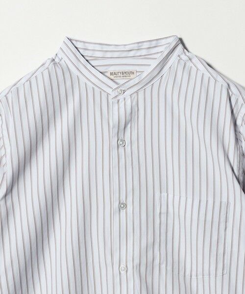 BEAUTY&YOUTH UNITED ARROWS / ビューティー&ユース ユナイテッドアローズ シャツ・ブラウス | 70/2 ブロード バンドカラー  シャツ REGULAR型 | 詳細10