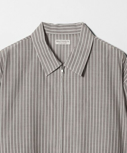 BEAUTY&YOUTH UNITED ARROWS / ビューティー&ユース ユナイテッドアローズ シャツ・ブラウス | ボイル シアー ジップ シャツ | 詳細10