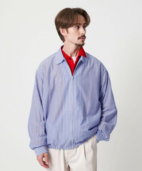 BEAUTY&YOUTH UNITED ARROWS / ビューティー&ユース ユナイテッドアローズ シャツ・ブラウス | ボイル シアー ジップ シャツ | 詳細18