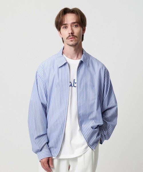 BEAUTY&YOUTH UNITED ARROWS / ビューティー&ユース ユナイテッドアローズ シャツ・ブラウス | ボイル シアー ジップ シャツ | 詳細12