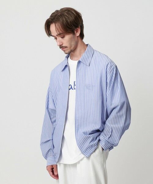 BEAUTY&YOUTH UNITED ARROWS / ビューティー&ユース ユナイテッドアローズ シャツ・ブラウス | ボイル シアー ジップ シャツ | 詳細13