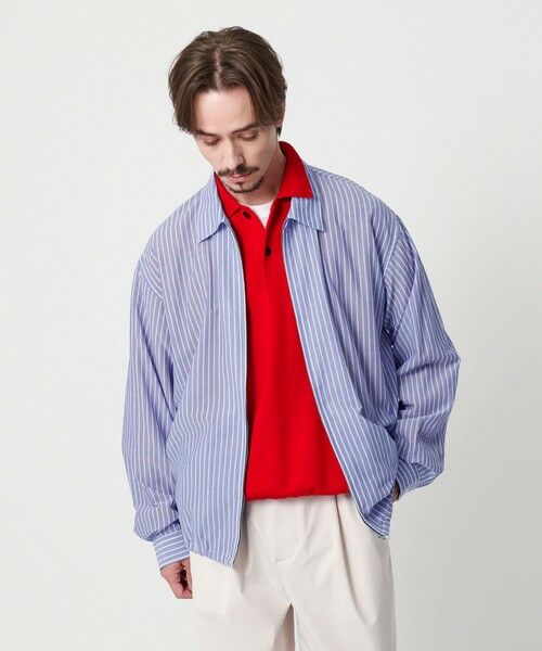 BEAUTY&YOUTH UNITED ARROWS / ビューティー&ユース ユナイテッドアローズ シャツ・ブラウス | ボイル シアー ジップ シャツ | 詳細16