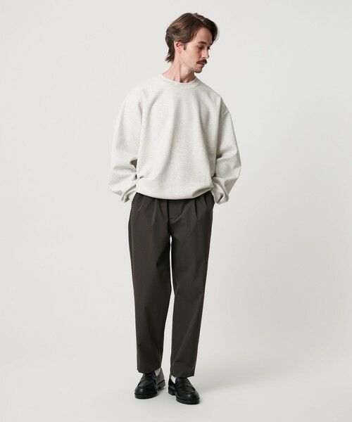 BEAUTY&YOUTH UNITED ARROWS / ビューティー&ユース ユナイテッドアローズ カットソー | メランジ ワッフル バルーン クルーネック カットソー | 詳細2