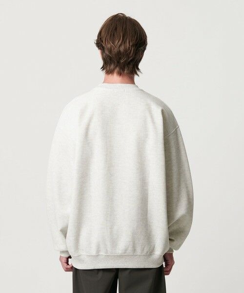 BEAUTY&YOUTH UNITED ARROWS / ビューティー&ユース ユナイテッドアローズ カットソー | メランジ ワッフル バルーン クルーネック カットソー | 詳細5